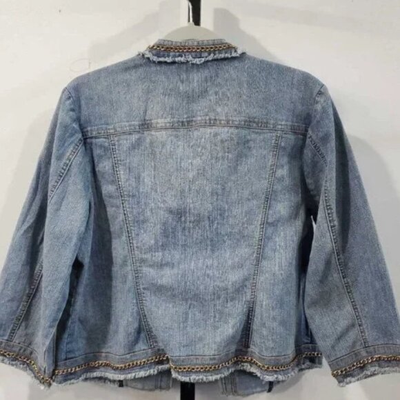 Chico's Jean Jacket - Picture 3 of 12